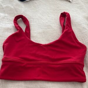 lululemon athletica Red Sports Bra